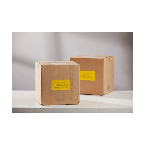 Dymo LabelWriter Shipping Labels Yellow 54 x 101mm Single Roll 220 Labels