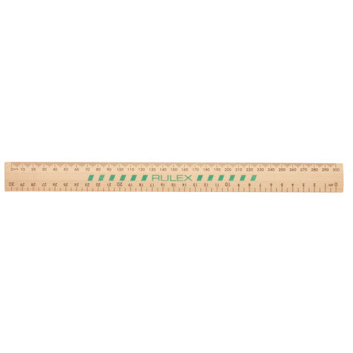 Celco Ruler Unpolished Wood 300mm