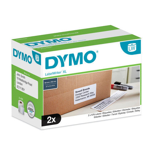 Dymo LabelWriter 4XL 5XL Small Shipping Labels 59 x 102mm Single Roll 575 Labels
