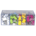 Celco Coloured Fold Back Clips 19mm Box of 96