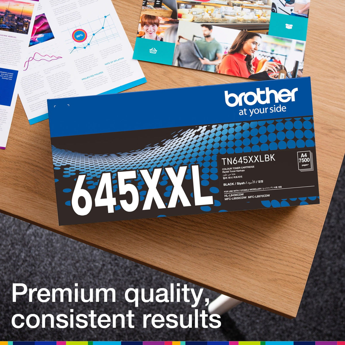Brother TN645XXLBK Super High Yield Toner Cartridge 7500 Pages Black