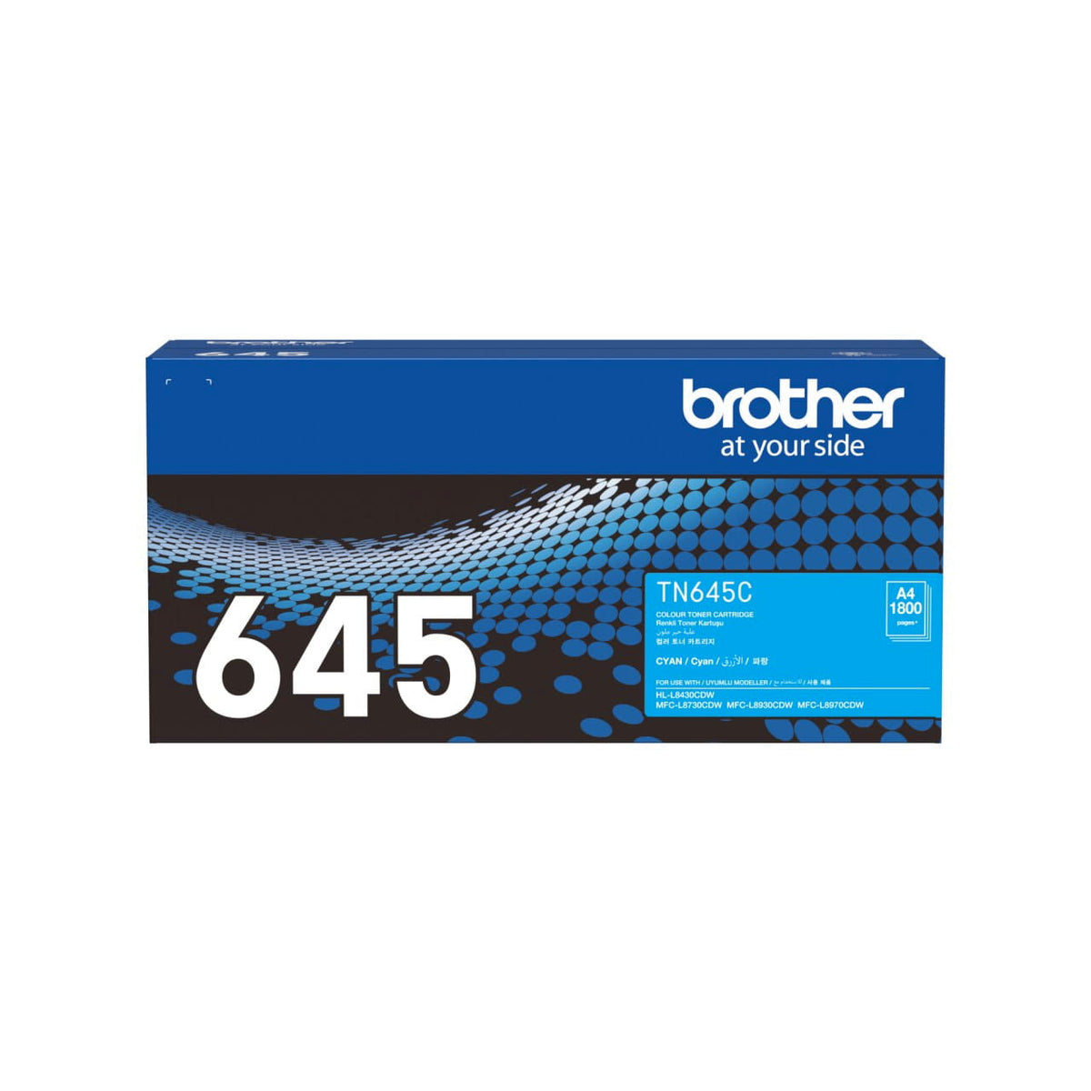 Brother TN645C Standard Yield Toner Cartridge 1800 Pages Cyan