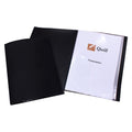Quill Premium Fixed Display Book PP A4 20 Pockets Black Pack of 12