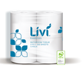Livi 1008 Jasmine Toilet Tissue Core Scented 2 Ply 250 Sheets 4 Pack Carton 12
