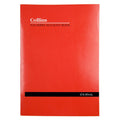 Collins 10202 Account Book Series A24 Journal Red Cover