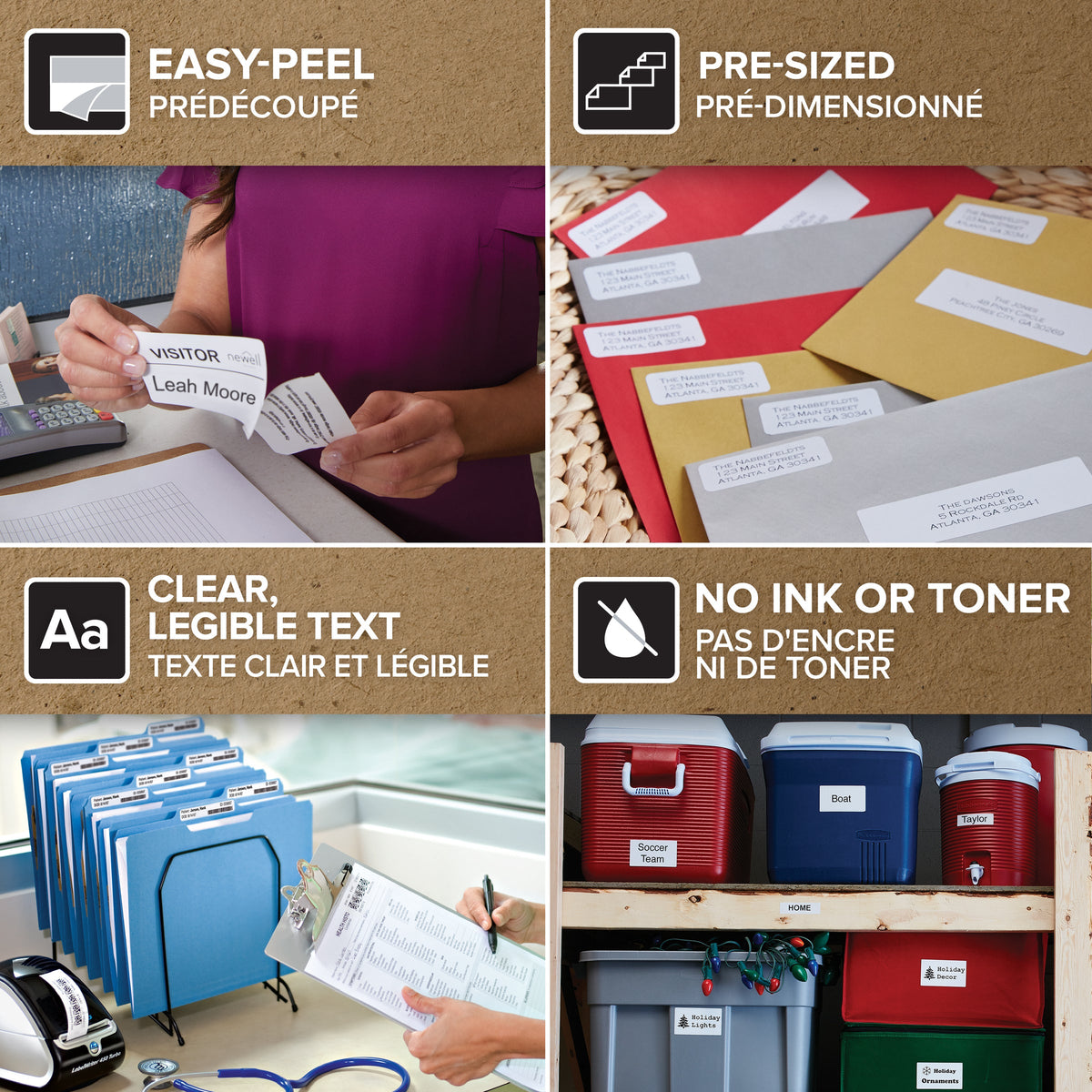 Dymo LabelWriter Mini Bundle Standard Address Labels 28 x 89mm Pack of 12 Rolls