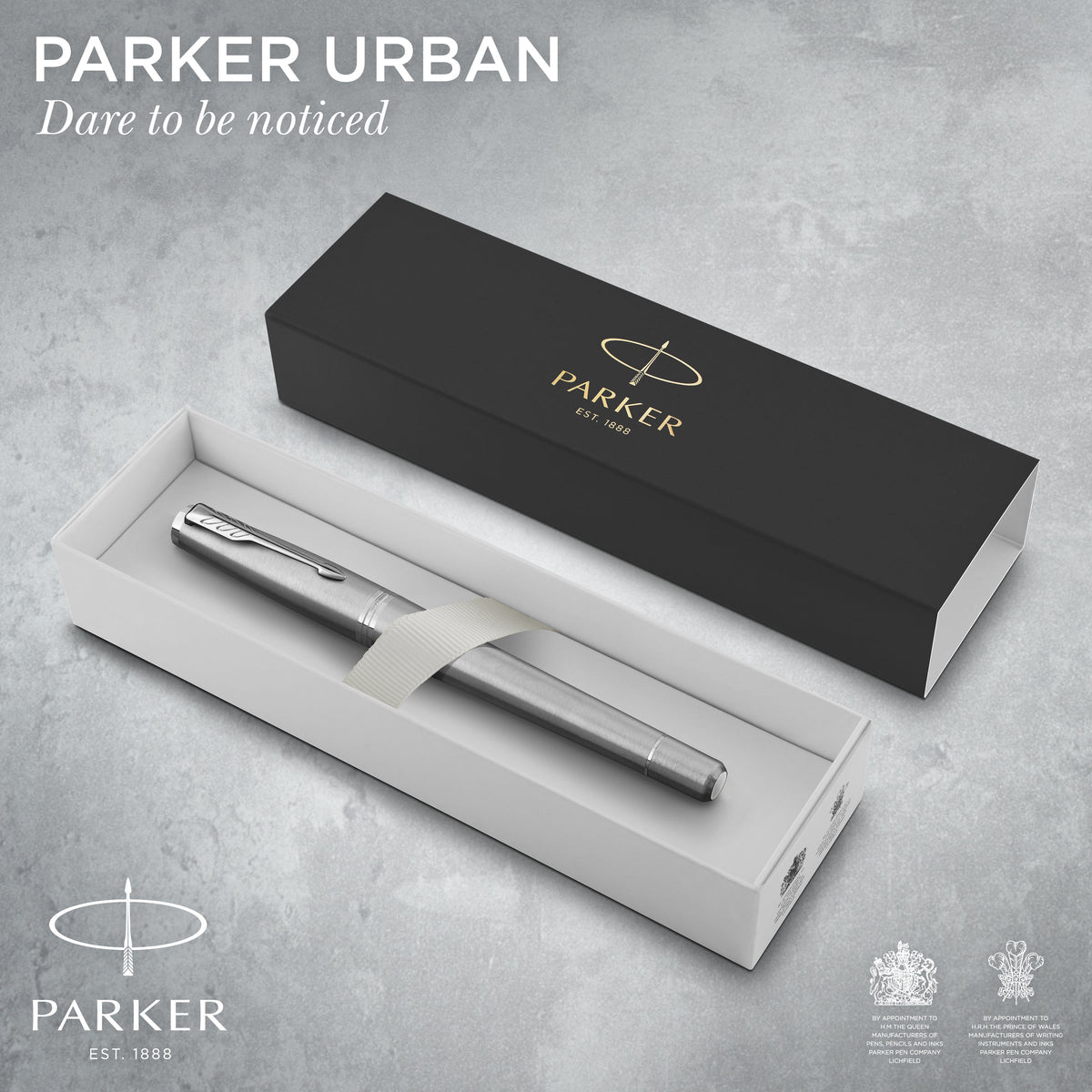 Parker Urban Fountain Pen Metro Metallic Chrome Trim Medium Nib