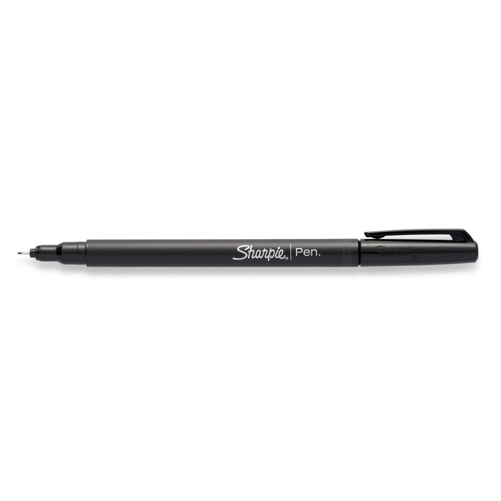 Sharpie Fineliner Pen 0.4mm Felt Tip Black Box of 12