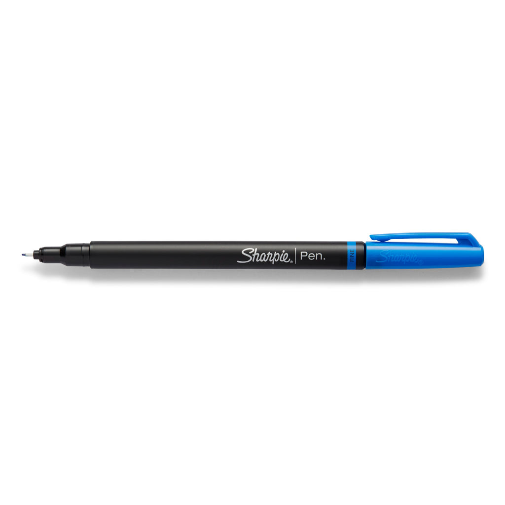 Sharpie Fineliner Pen 0.4mm Felt Tip Blue Box of 12