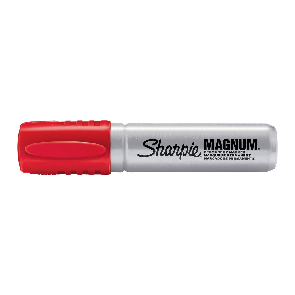 Sharpie Pro Magnum Permanent Marker Chisel Tip Red Box of 12