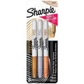 Sharpie Metallic Permanent Marker Fine Point Assorted Pack of 3