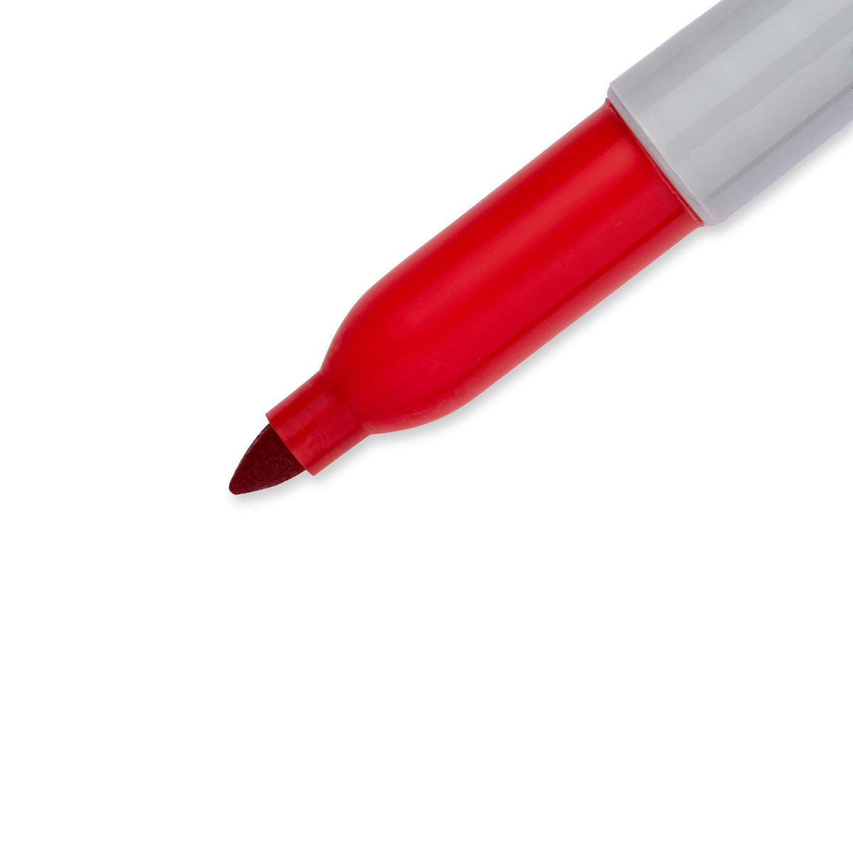 Sharpie Permanent Marker Fine Point Red Pack of 12