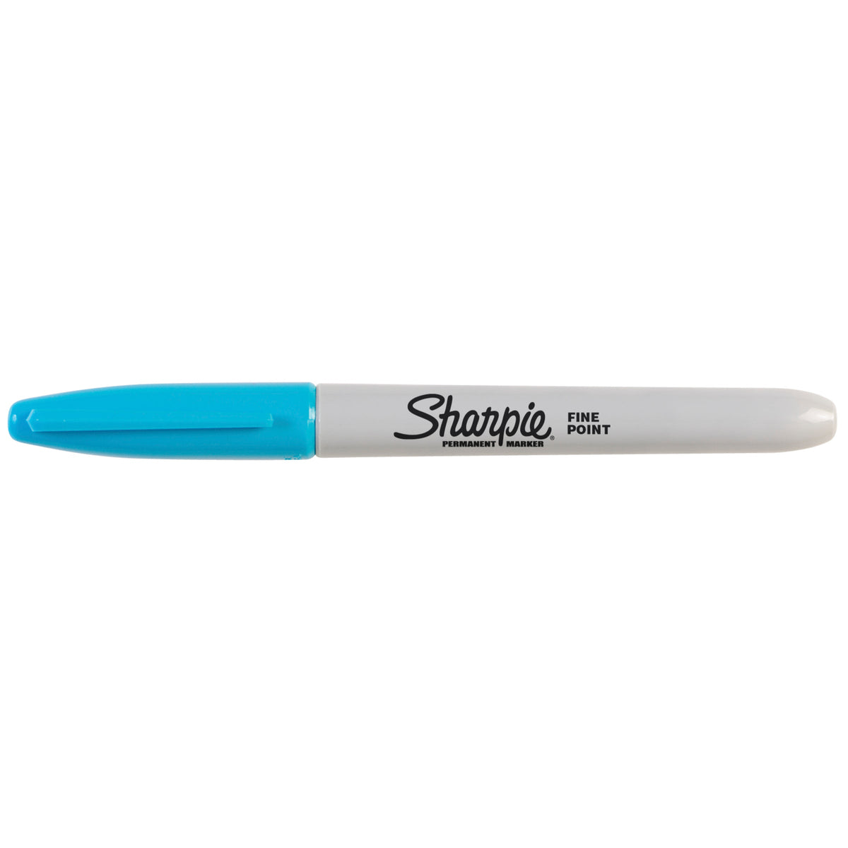 Sharpie Permanent Marker Fine Point Turquoise Pack of 12