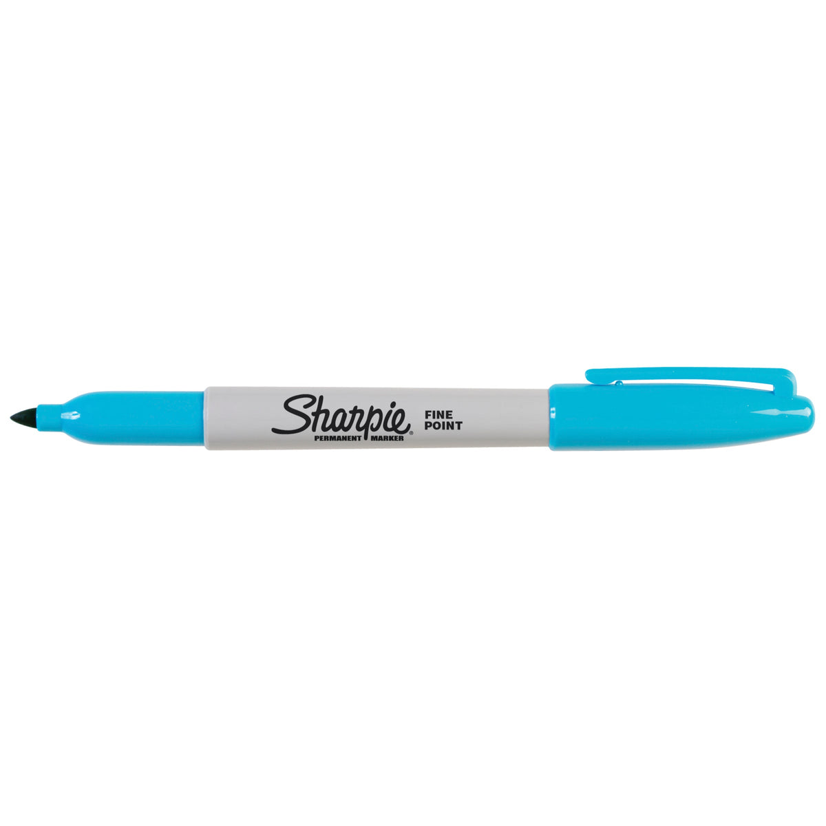 Sharpie Permanent Marker Fine Point Turquoise Pack of 12