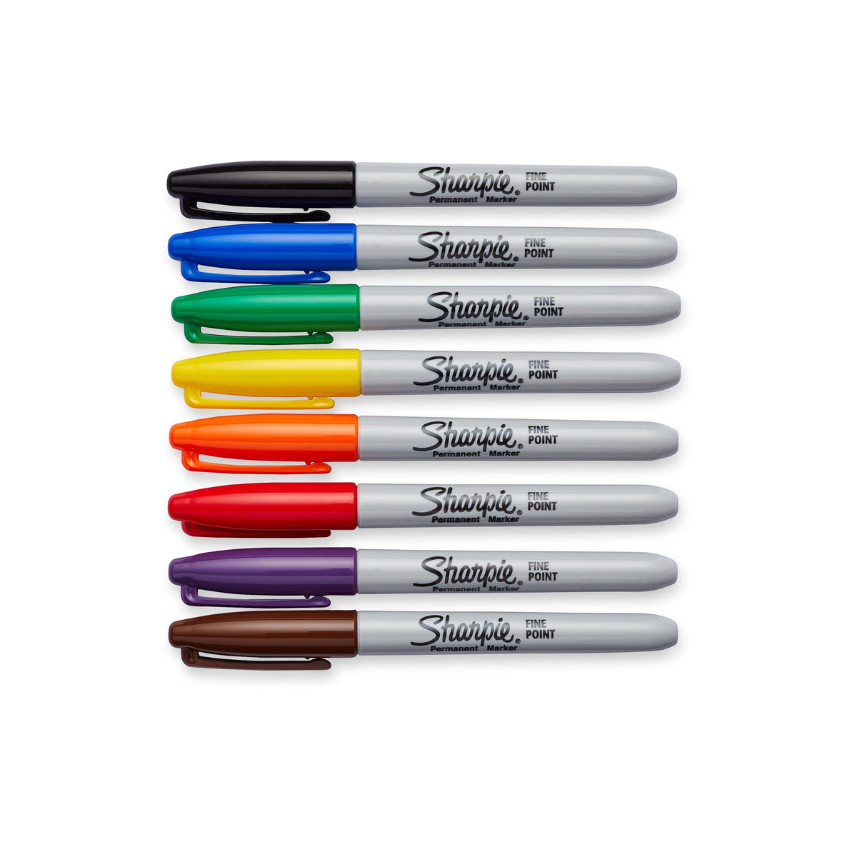 Sharpie Permanent Marker Fine Point Assorted Pack of 8