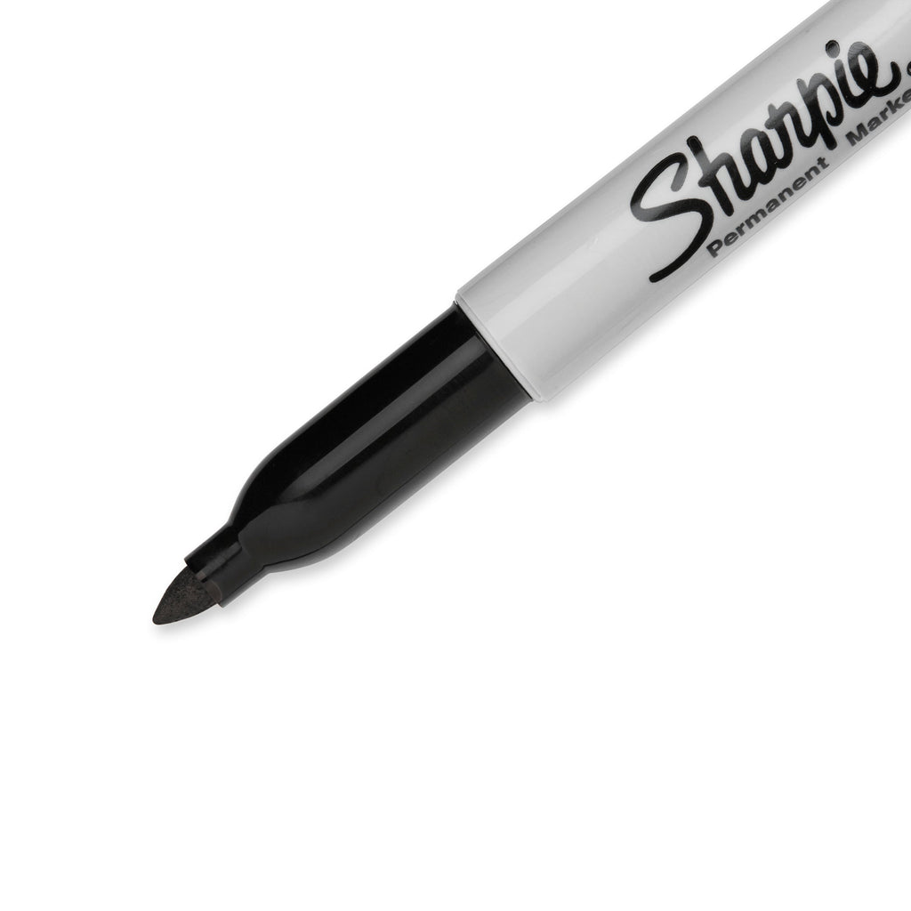 Sharpie Permanent Marker Fine Point Black Box of 12