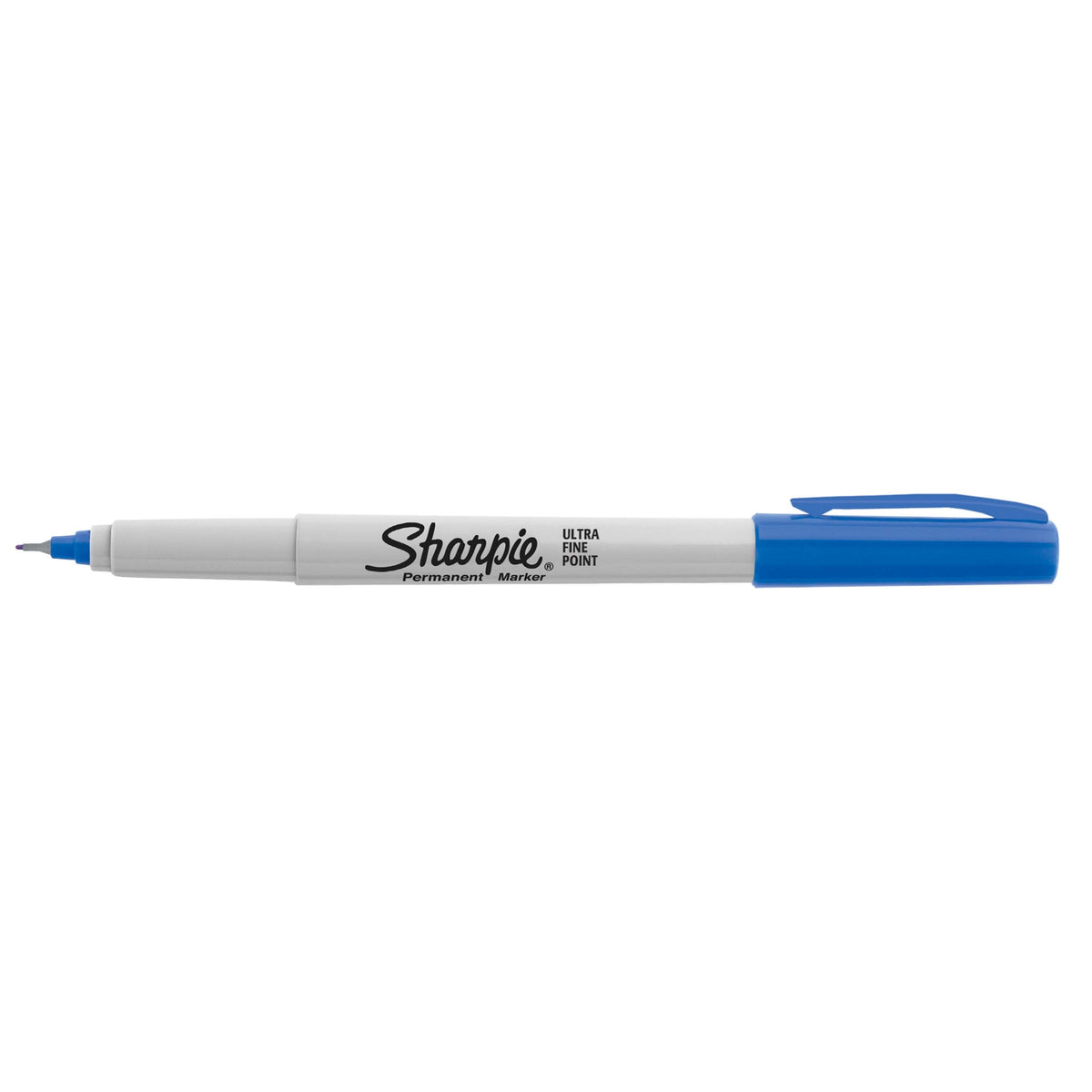 Sharpie Permanent Marker Ultra Fine Point Blue Box of 12