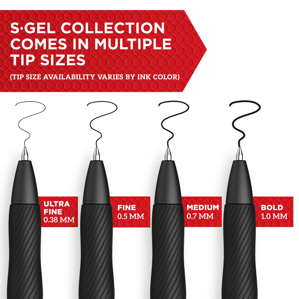 Sharpie S-Gel Retractable Pen Medium Point 0.7mm Blue Box of 12