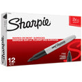Sharpie Super Permanent Marker Fine Point Black Box of 12
