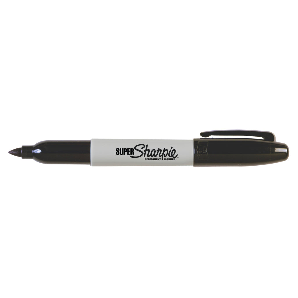 Sharpie Super Permanent Marker Fine Point Black Box of 12