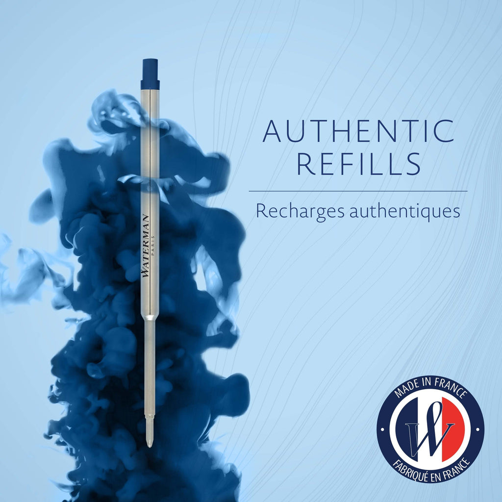 Waterman Ballpoint Refill Fine Blue in Blister Pack