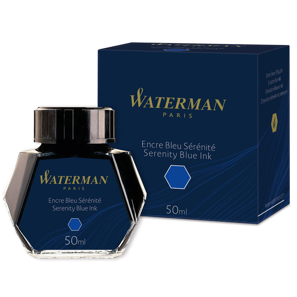 Waterman Ink 50ml Serenity Blue in Box
