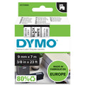 Dymo D1 Label Tape 9mm x 7m Black on White