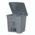 Cleanlink 12061 Rubbish Bin with Pedal Lid 68 Litre Grey
