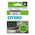Dymo D1 Label Tape 19mm x 7m Black on White