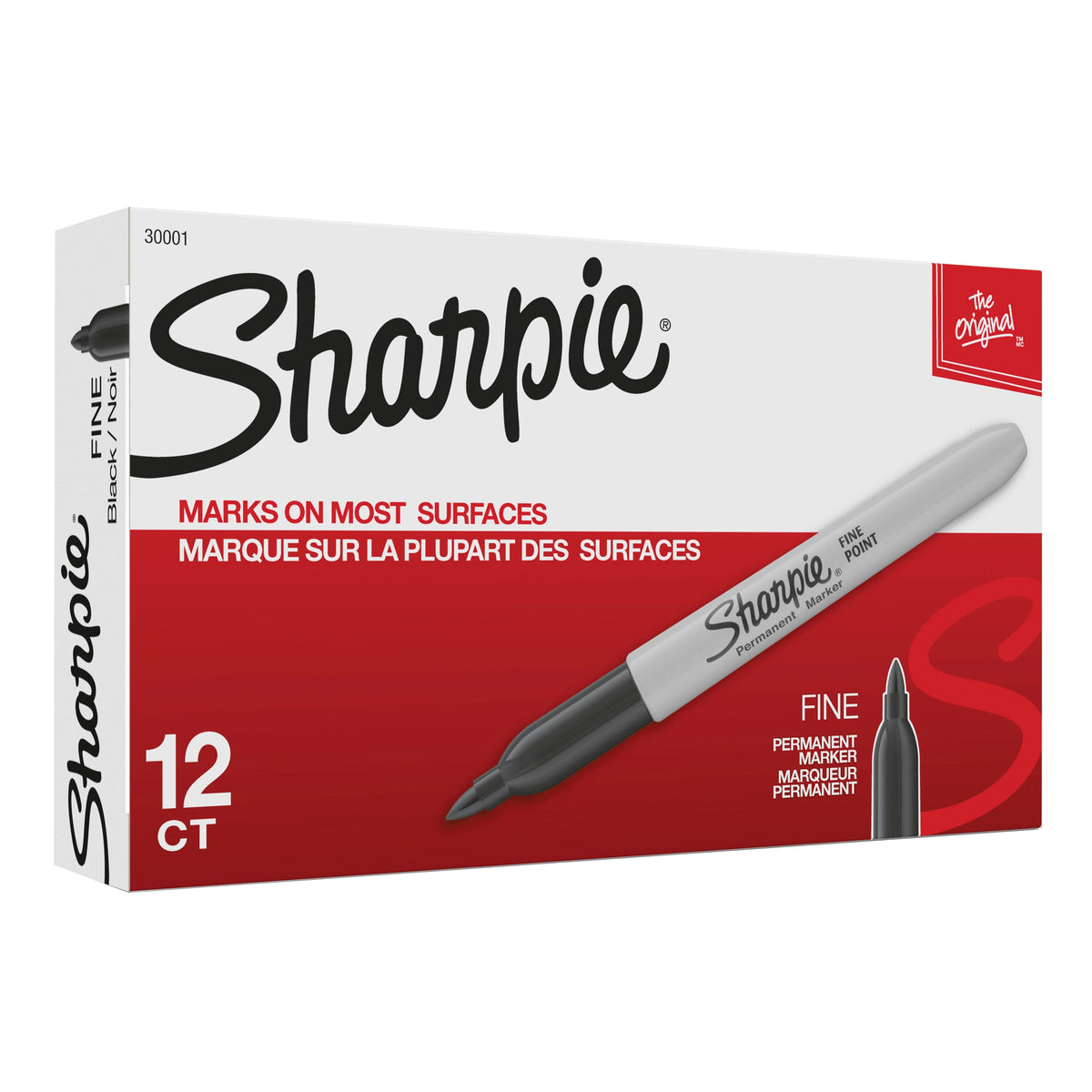 Sharpie Permanent Marker Bullet Fine Point Black S30001