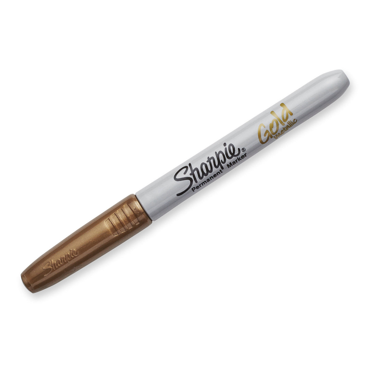 Sharpie Metallic Permanent Marker Fine Point Gold Box of 12