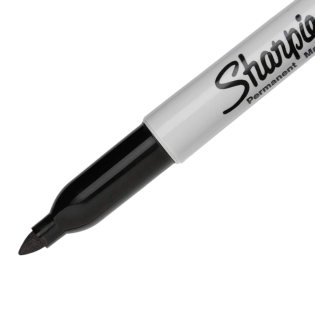 Sharpie Permanent Marker Fine Point Black Canister of 36