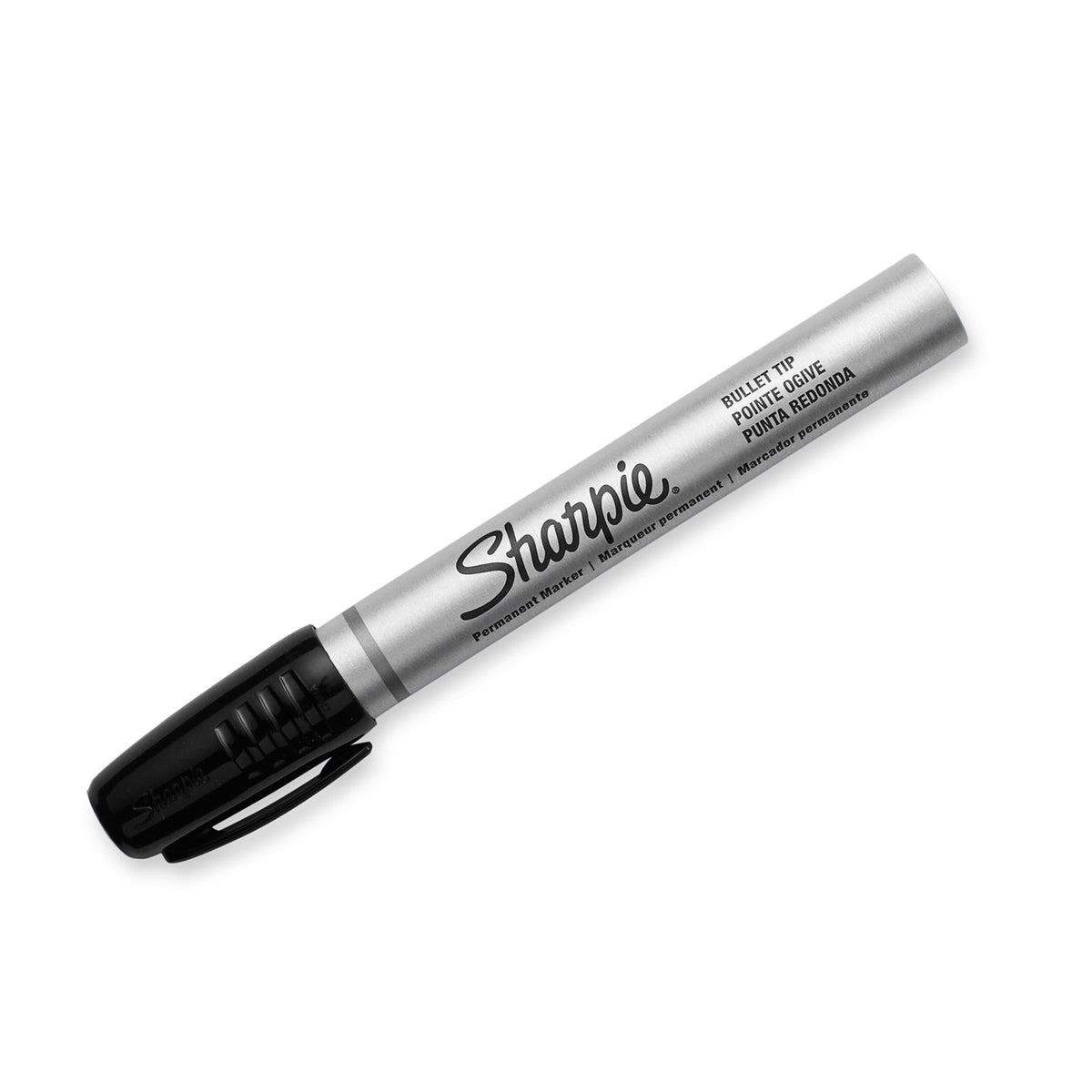 Sharpie Metal Permanent Marker Bullet Tip Black Box of 12
