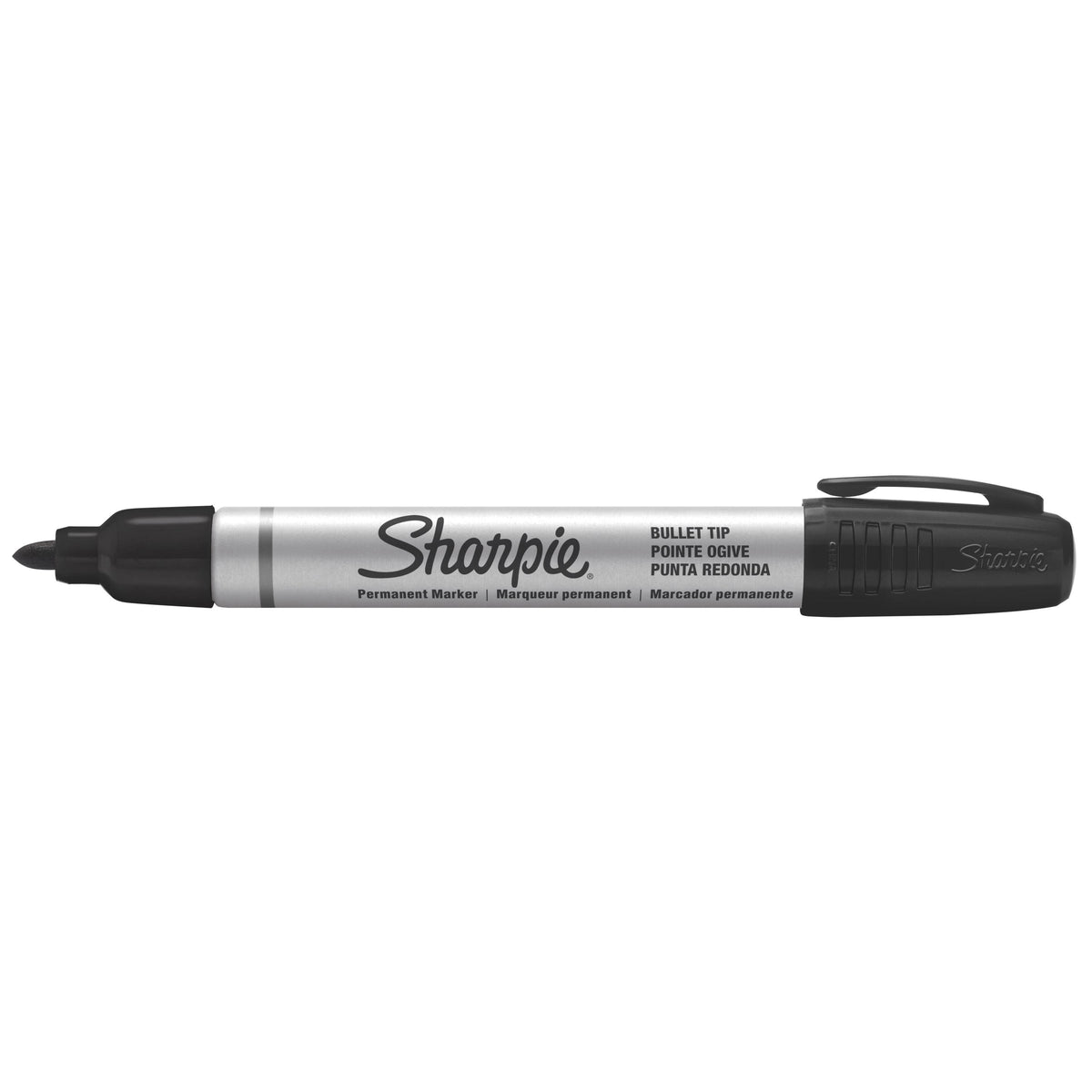Sharpie Metal Permanent Marker Bullet Tip Black Box of 12