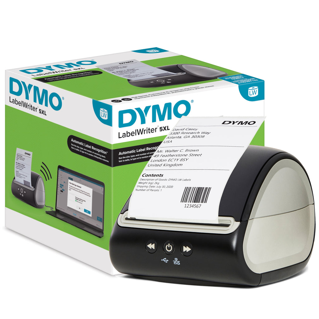 Dymo LabelWriter 5XL Wide Format Label Printer for Extra Large Shipping Labels