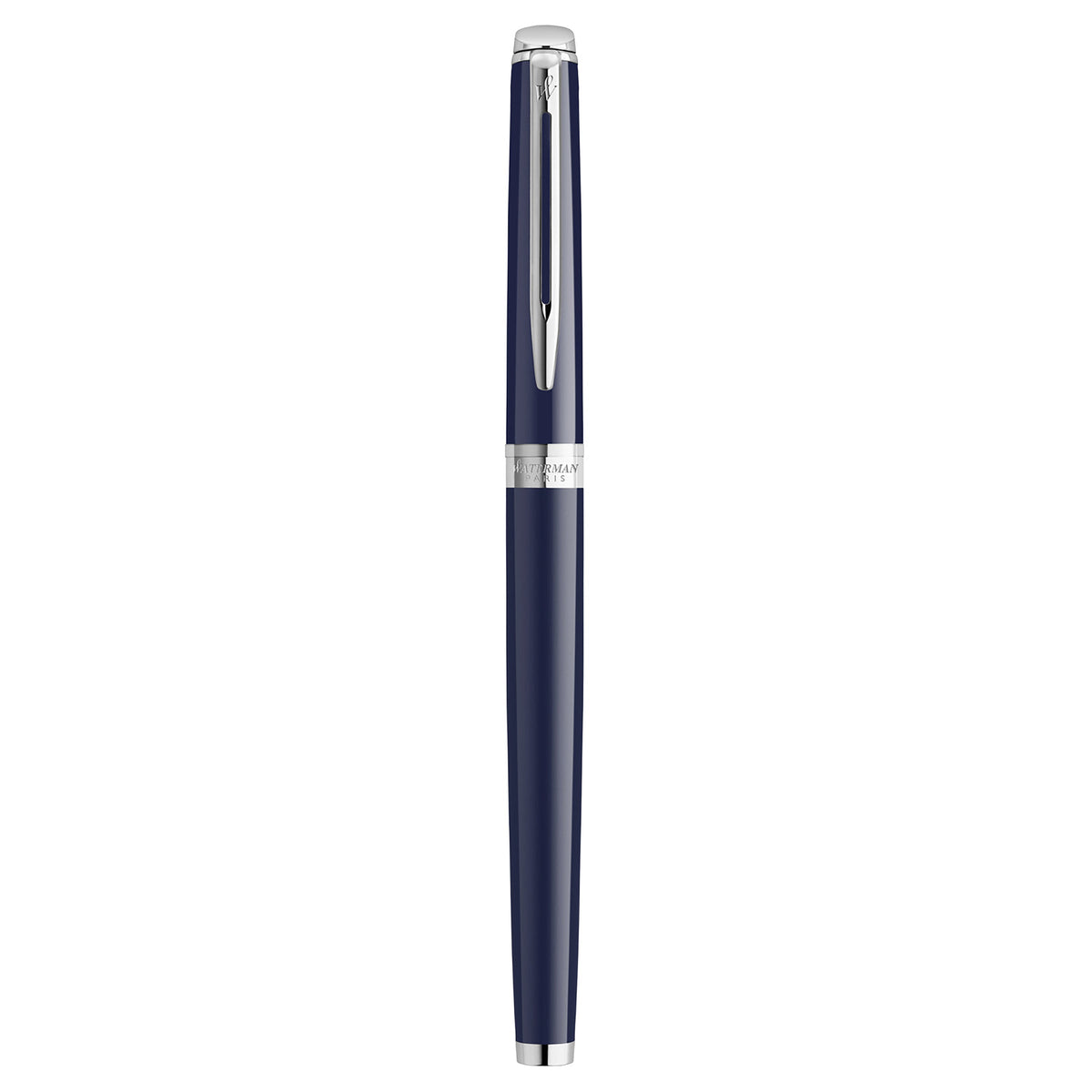 Waterman Hemisphere Blue Lacquer Chrome Trim Fountain Pen Medium Nib