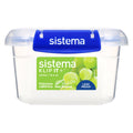 Sistema Klip It Plus Plastic Container Rectangle 400ml Dark Blue