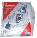 Colby Art 146A3 Folder Friendly Binder Wallet A3 30 Sheet Clear Pack of 12