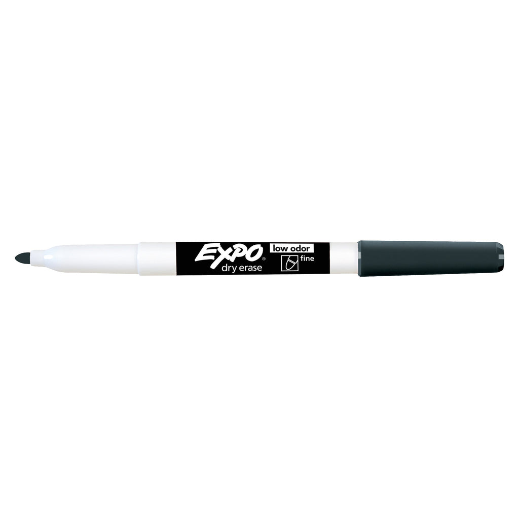 Expo Low Odour Dry Erase Whiteboard Markers Fine Tip Assorted Box 36