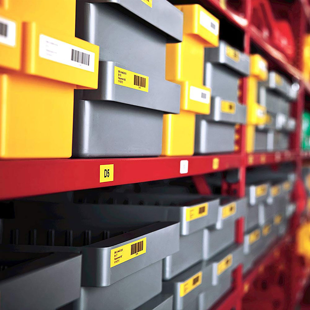 Dymo D1 Label Tape 24mm x 7m Black on Yellow