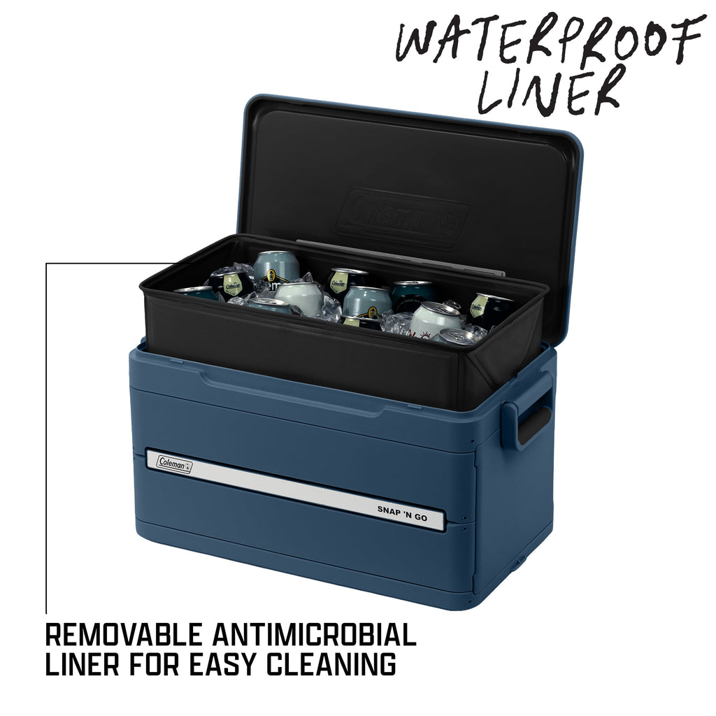 Coleman Snap 'N Go 33L Collapsible Cooler Sapphire