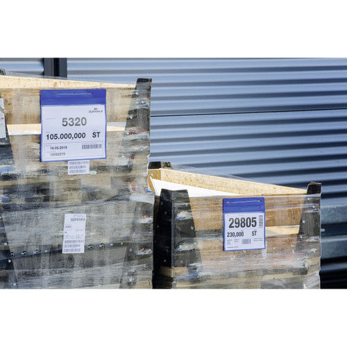 Durable Logistics Pockets with Wire Straps A4 Landscape Pack 50