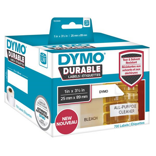Dymo LabelWriter Durable Labels 25 x 89mm Roll of 700