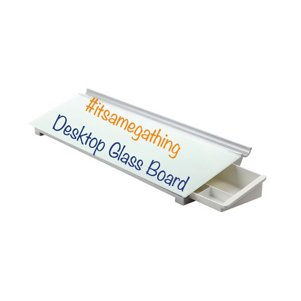Quartet Desktop Glass Computer Pad 460 x 150mm