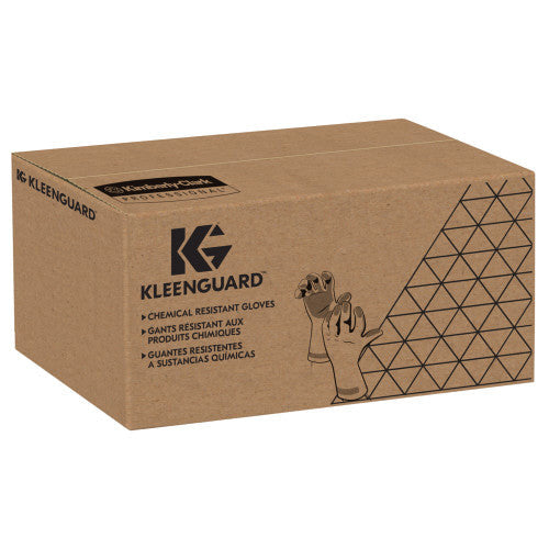 Kimberly Clark KleenGuard G80 Nitrile Chemical Resistant Gauntlets Size 8 Medium Green Box of 12