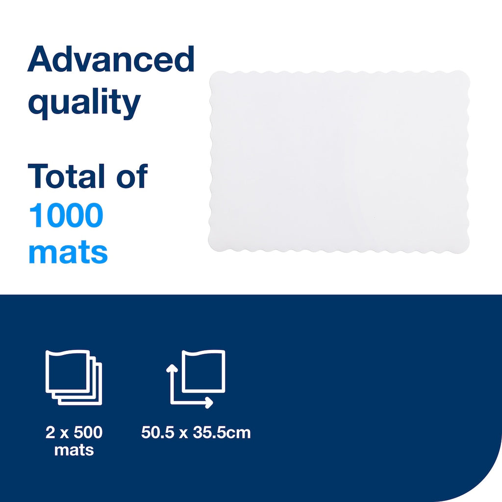 Tork Large White Traymat Carton of 2