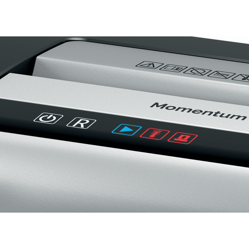Rexel Momentum X406 Cross Cut Paper Shredder Black