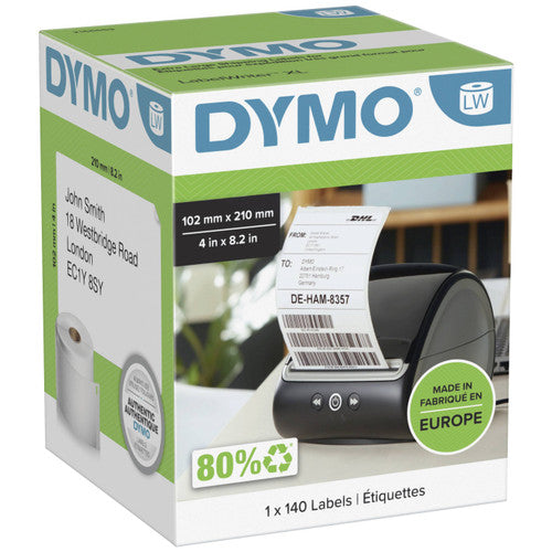 Dymo LabelWriter DHL Shipping Labels 102 x 210mm Single Roll 140 Labels