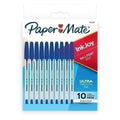 Papermate Inkjoy 100ST Ballpoint Pen 1.0mm Blue Pack 10 Box of 12