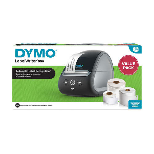 Dymo LabelWriter 550 Desktop Label Printer Value Pack with Labels